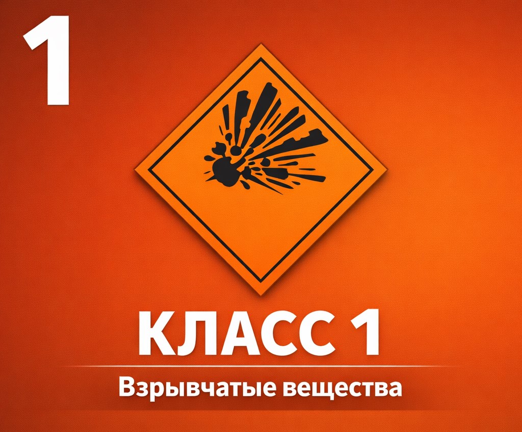 Класс 1 — Взрывчатые вещества