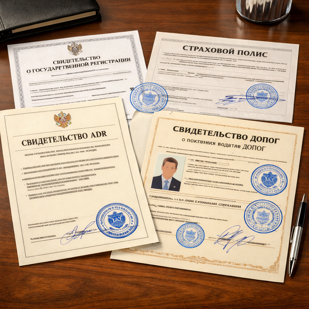Свидетельство ДОПОГ
